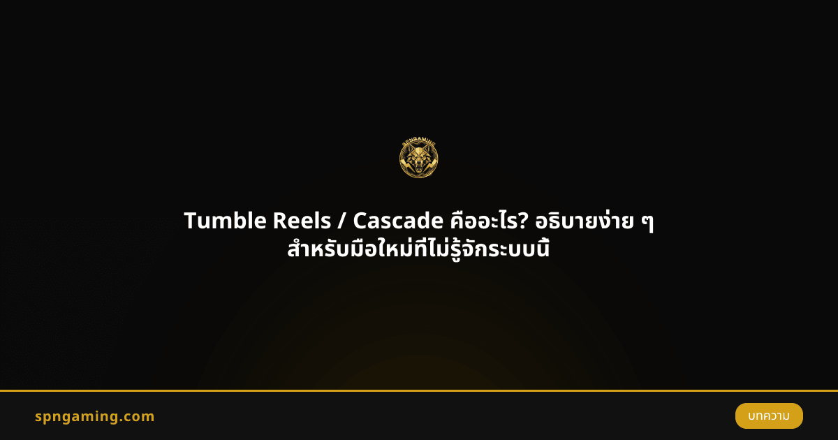Tumble Reels / Cascade คืออะไร? อธิบายง่าย ๆ สำหรับมือใหม่ที่ไม่รู้จักระบบนี้